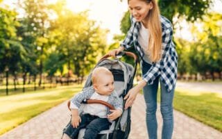carrinho guarda chuva