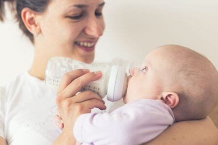 Tabela de ML de Leite para Bebê, Mamadeira de Vidro guia
