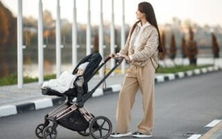 Carrinhos de bebê leves, transporte de bebê