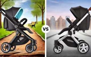 Carrinho de Bebê com 3 ou 4 Rodas