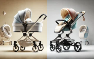 Qual a diferença entre carrinho berço e carrinho passeio