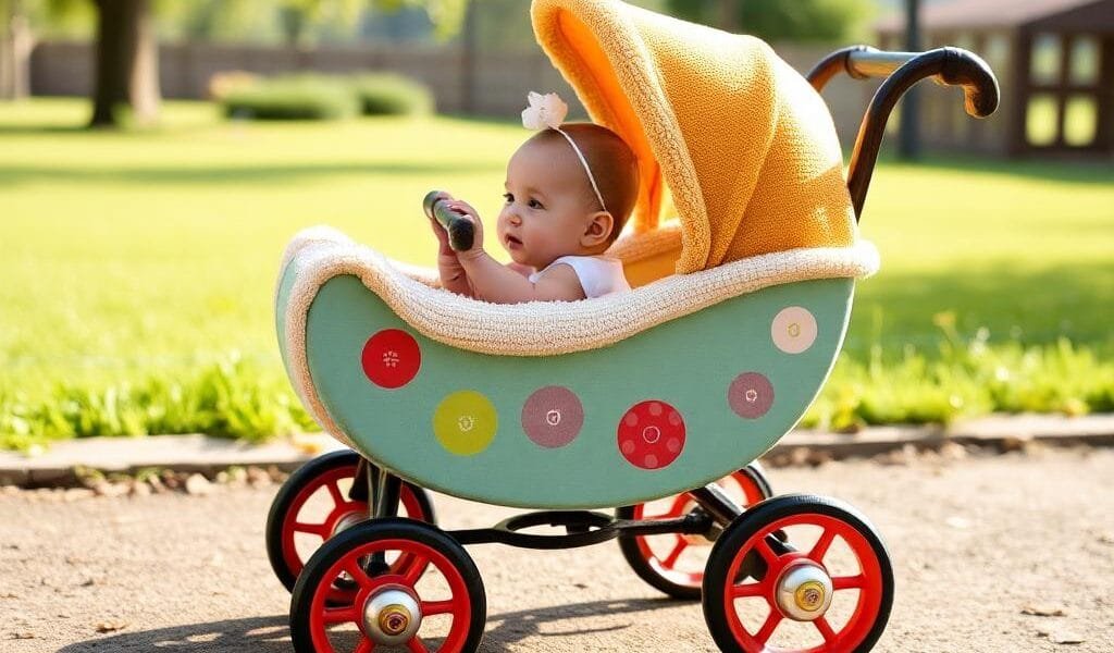 Carrinho de Bebê Menina