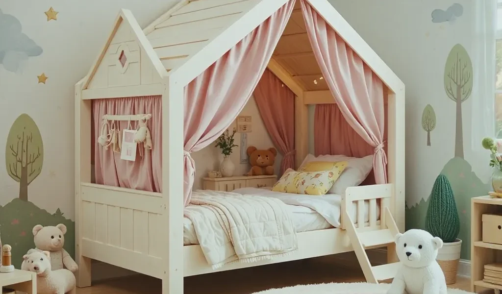 cama infantil casinha