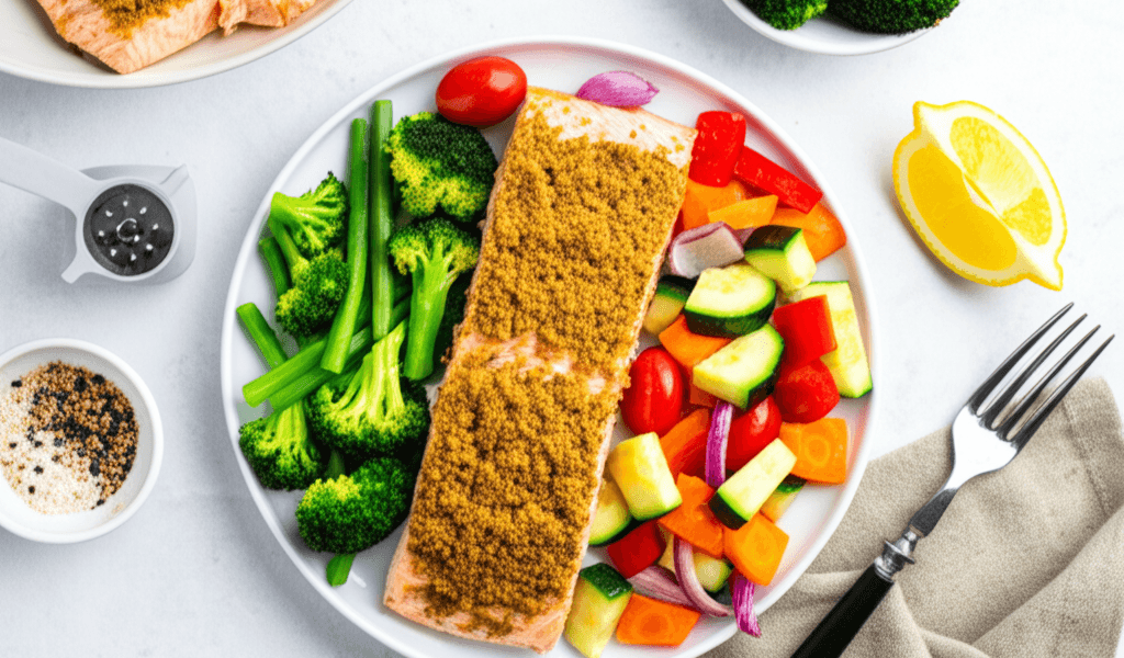 Salmão na Air Fryer