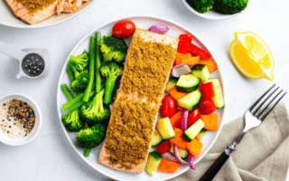 Salmão na Air Fryer