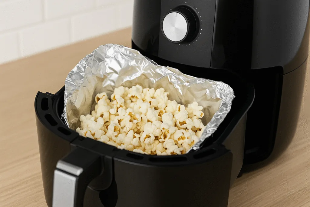 Pipoca na Air Fryer