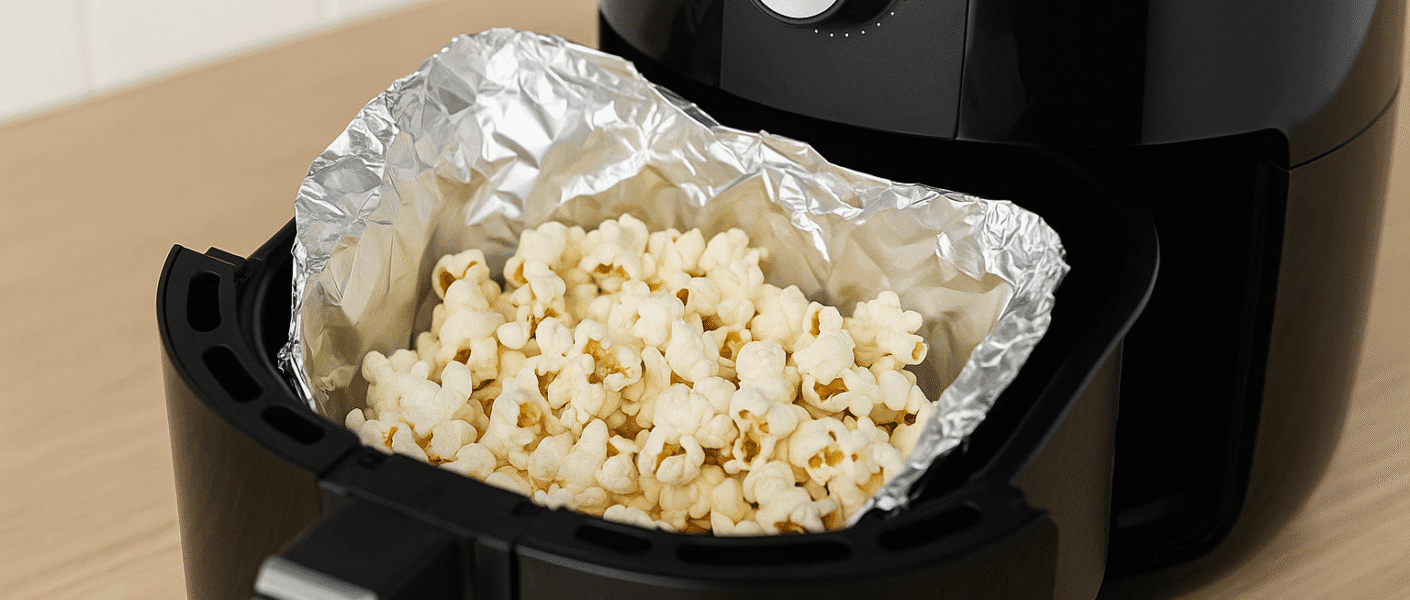 Pipoca na Air Fryer
