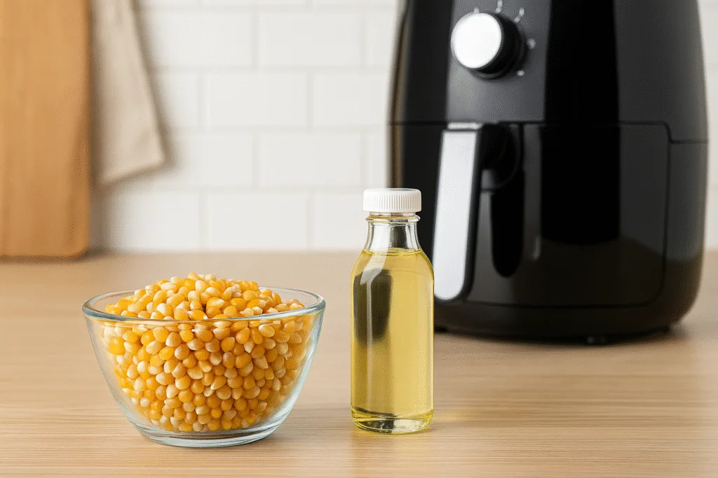 Pipoca na Air Fryer