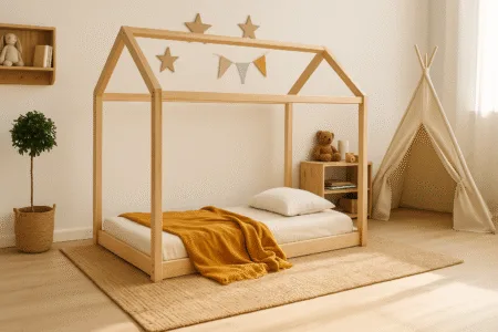 benefícios para o desenvolvimento infantil, Cama montessoriana a partir de que idade, Cama montessoriana para criança vale a pena