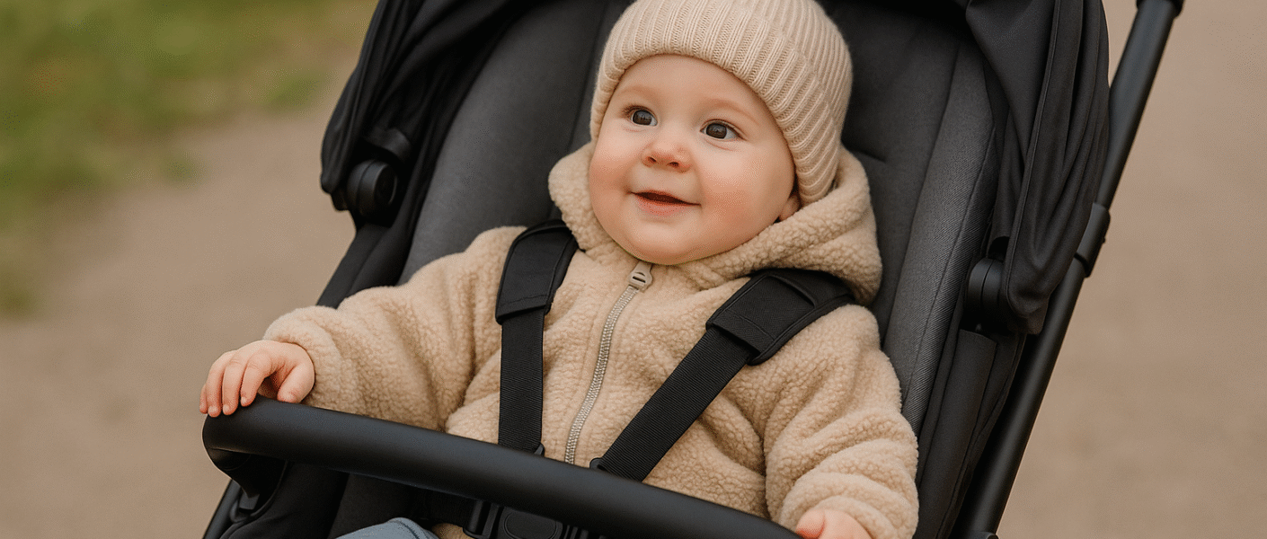 Carrinho de bebê compacto é bom para viagens