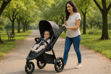 Carrinho de três rodas