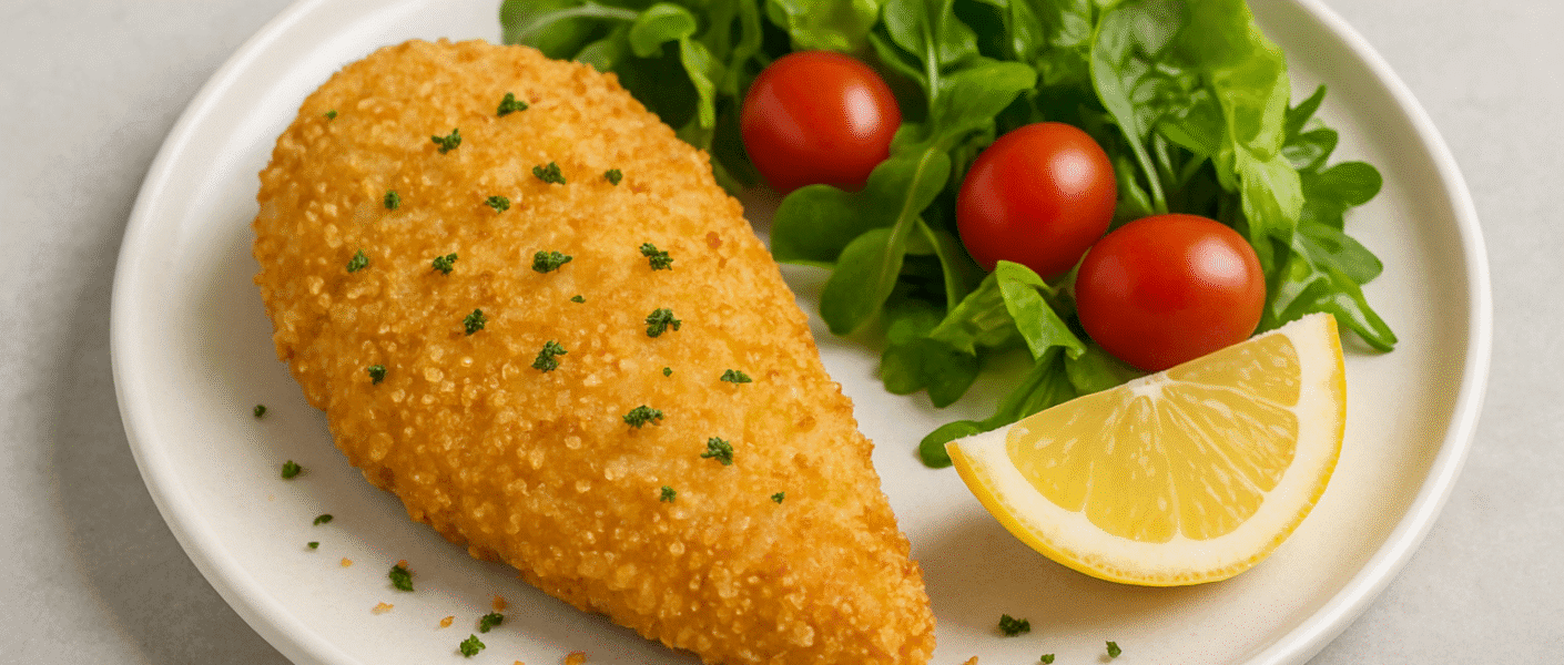 Filé de Frango Empanado na Air Fryer