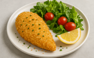 Filé de Frango Empanado na Air Fryer