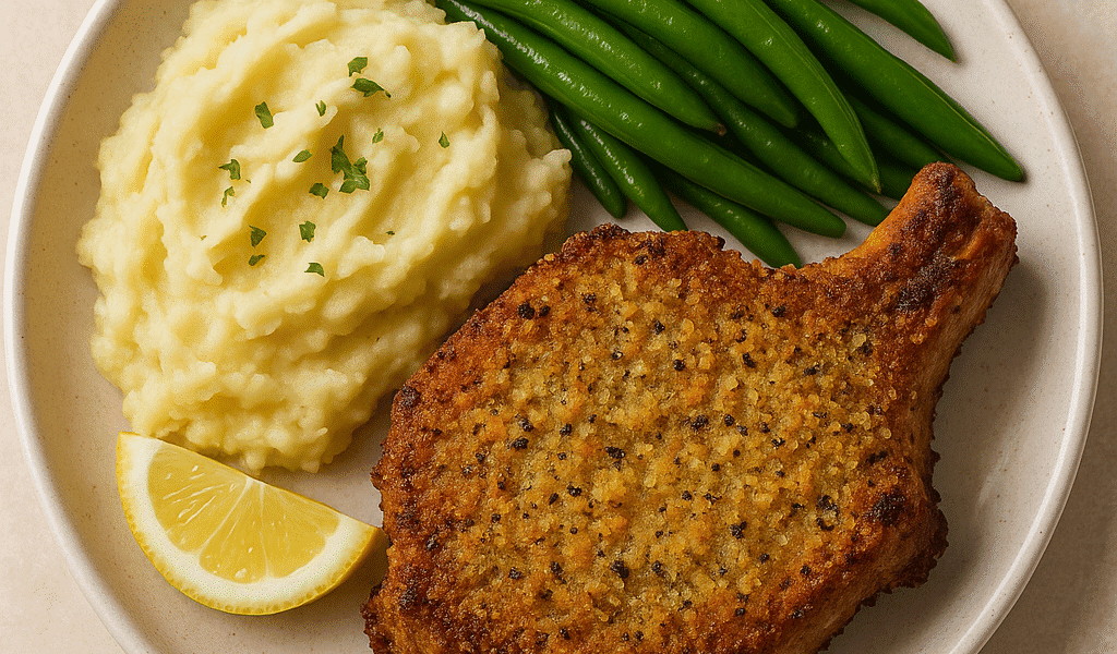 Bisteca de Porco na Air Fryer com Crosta Crocante