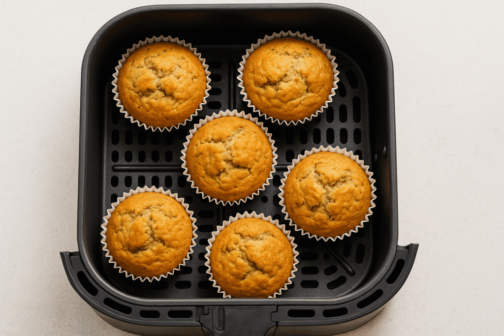 Muffin de Banana na Air Fryer