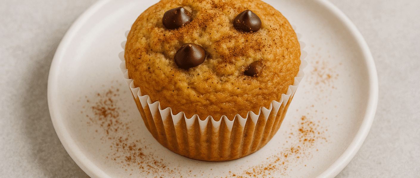 Muffin de Banana na Air Fryer