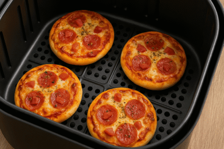 Mini pizza na airfryer: crocante, prática e deliciosa!