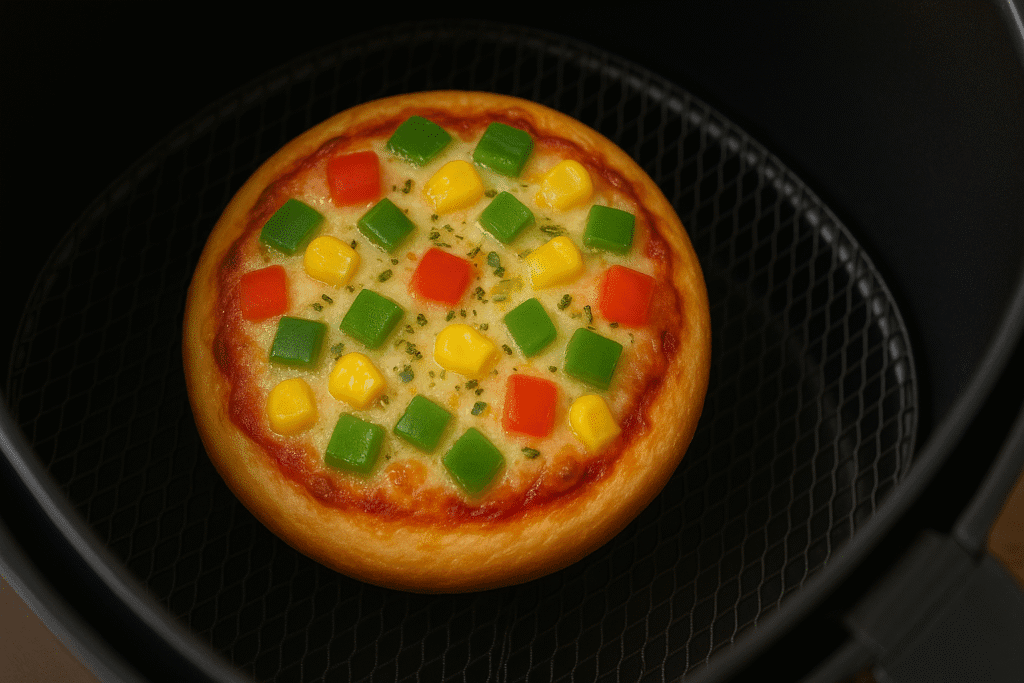Mini pizza na airfryer: crocante, prática e deliciosa!