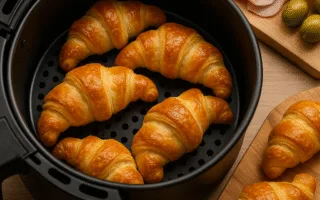 Croissant Aperitivo na Air Fryer