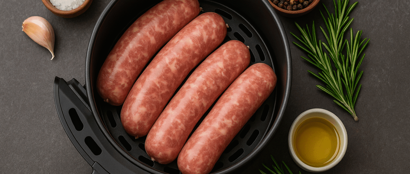 Linguiça Toscana na Air Fryer