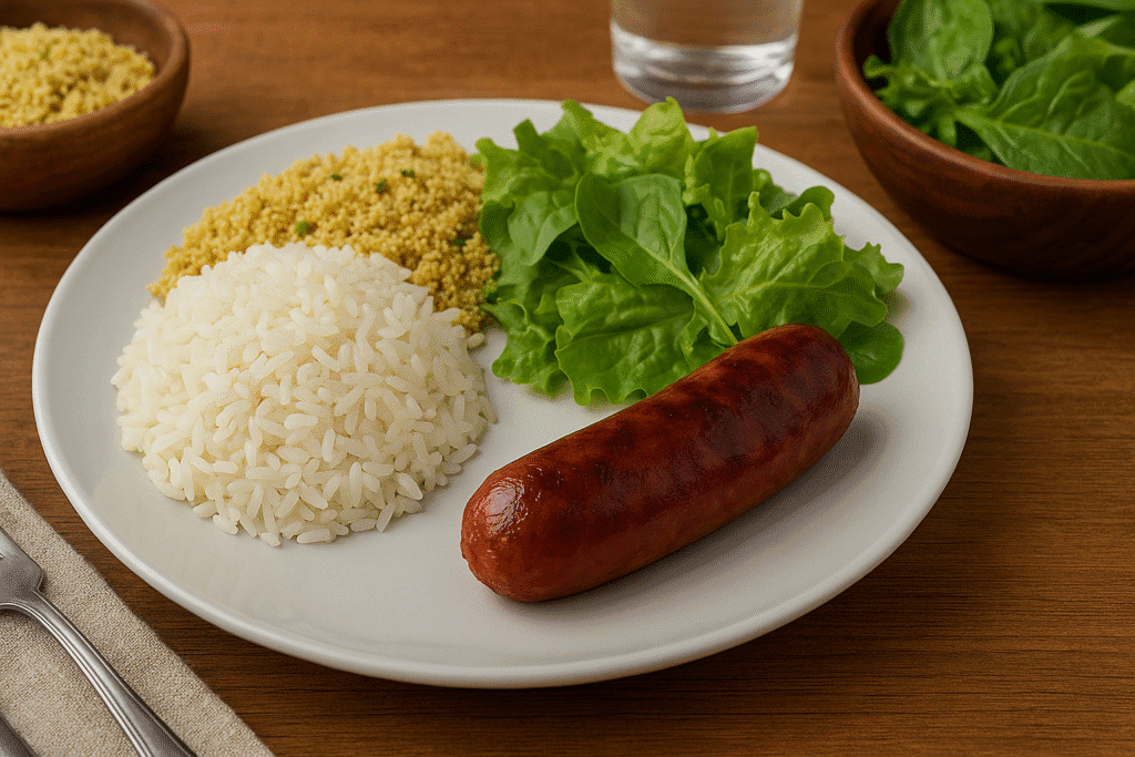 Linguiça Toscana na Air Fryer