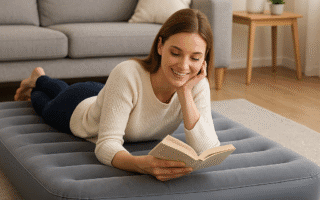 Colchão inflável é confortável para dormir?