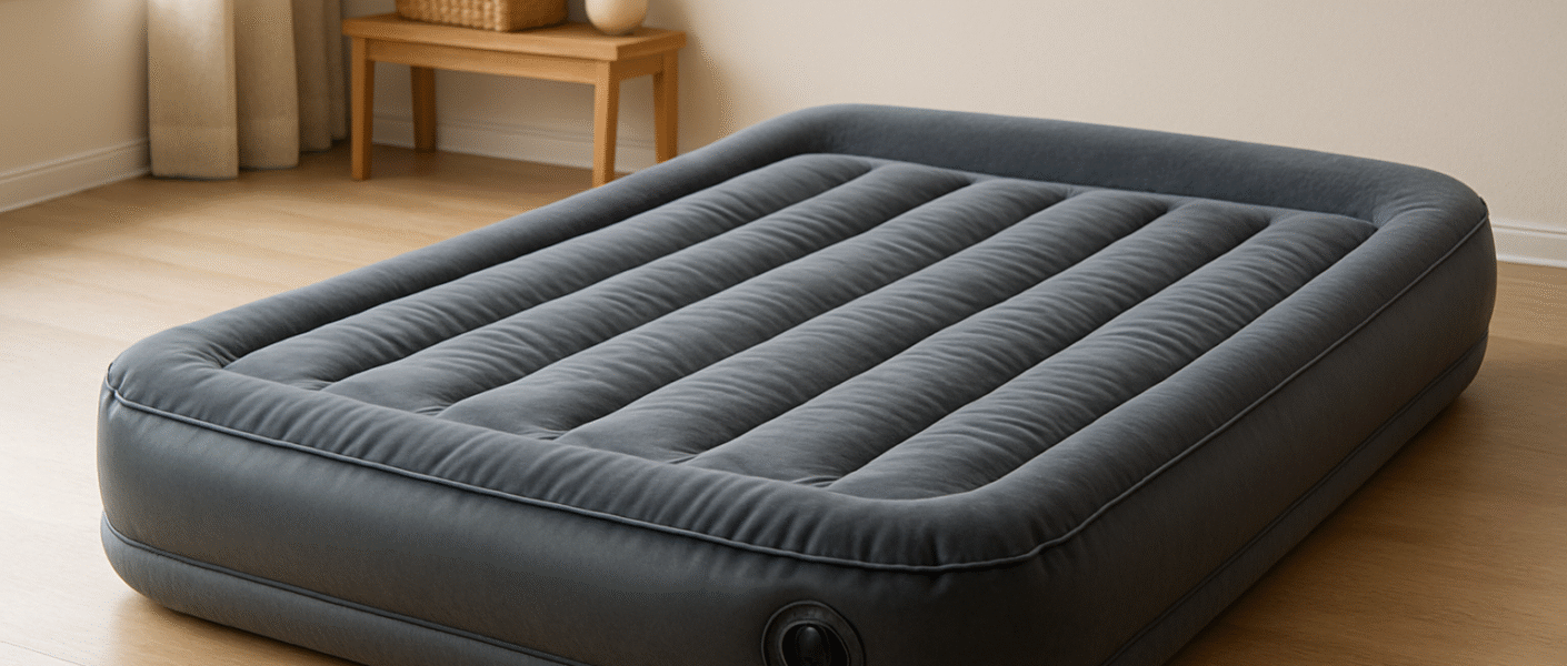 colchão inflável esvazia à noite