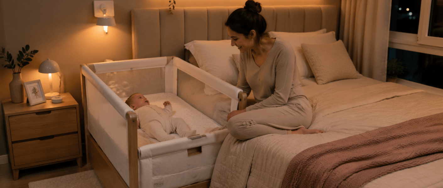 Berço acoplado facilita a amamentação?