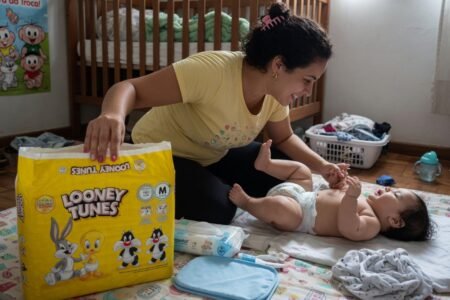 A Fralda Looney Tunes: A Magia dos Personagens que Protege combina diversão e ciência para cuidar da pele delicada do bebê