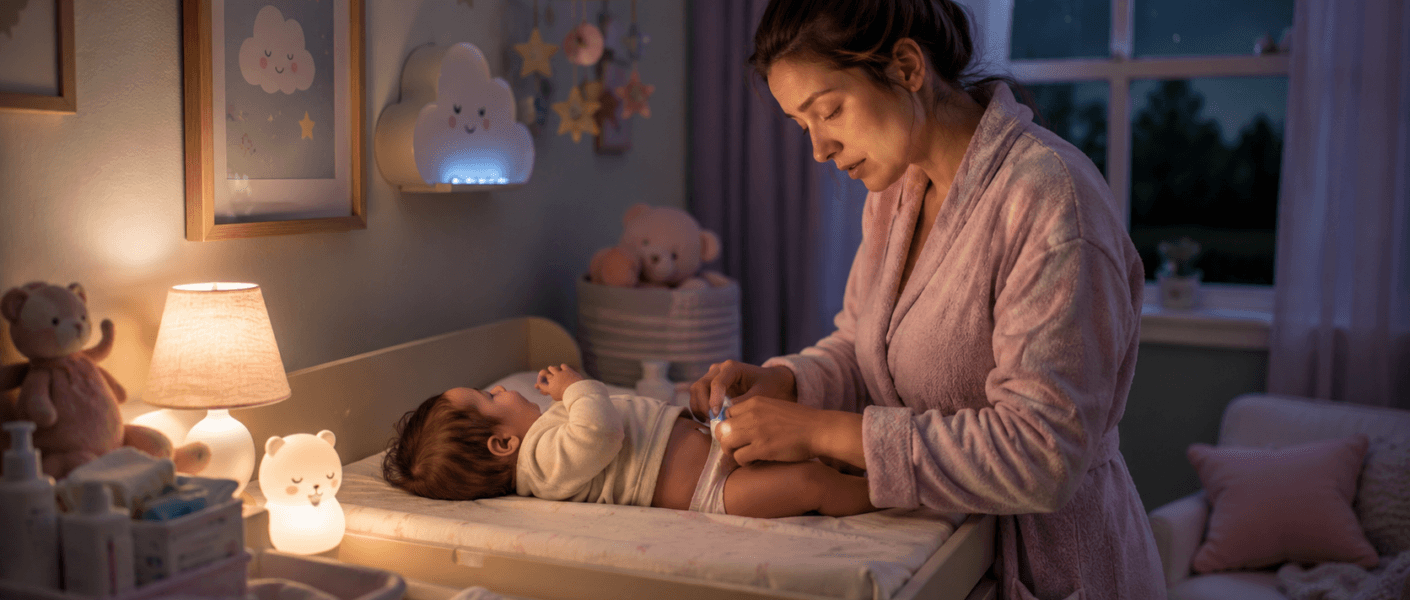 Como parar o vazamento de fralda à noite? Entenda causas, ajuste correto, absorção e cuidados com a pele do bebê.