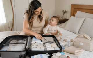 Primeira viagem com bebê de 0 a 1 ano: como se preparar