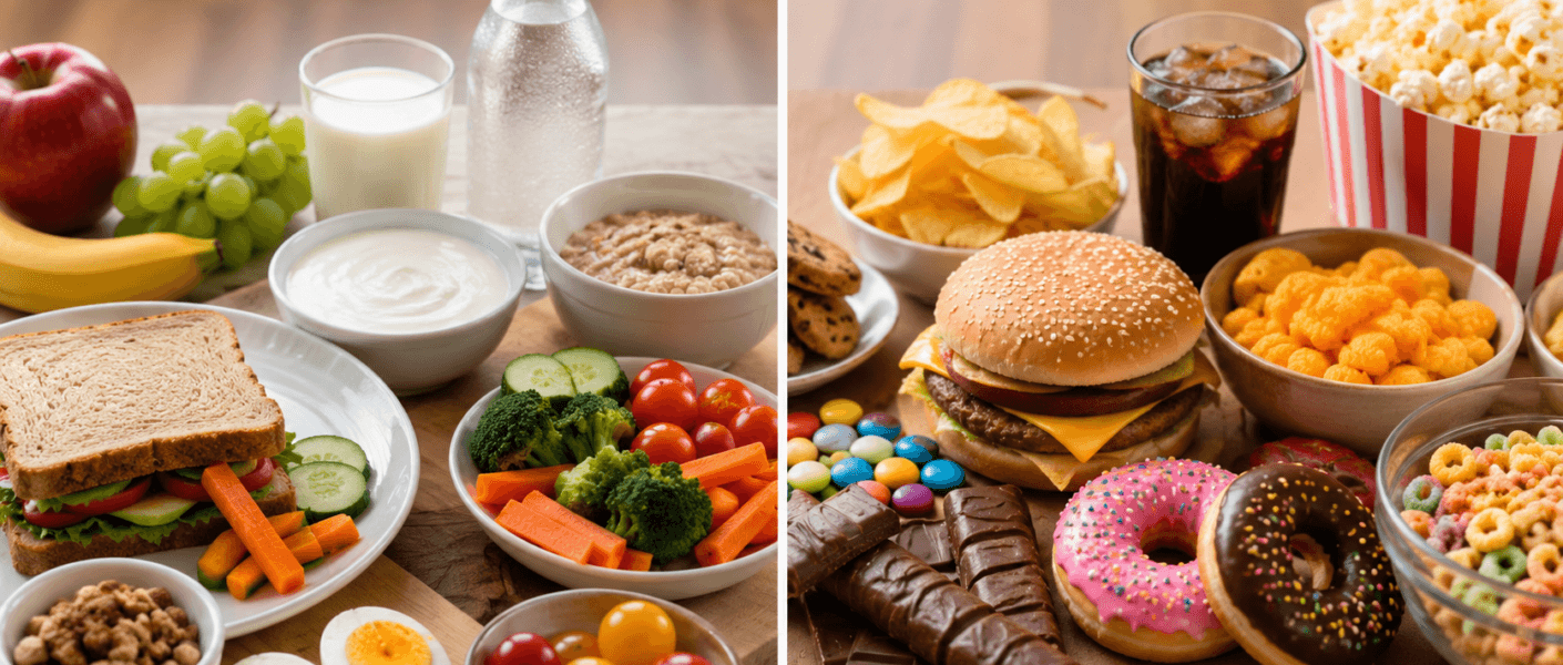 Alimentação infantil saudável: como reduzir ultra processados no dia a dia?