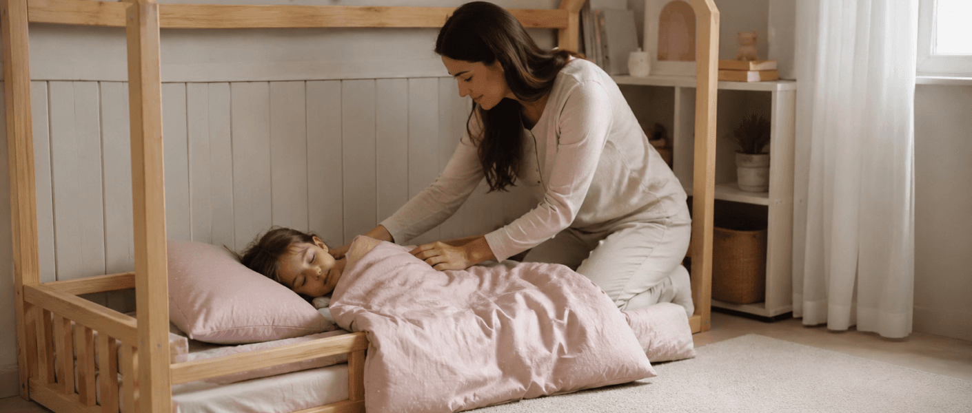 Cama montessoriana funciona para todas as crianças? Entenda quando ajuda, quando exige cuidado e como tornar o sono seguro.