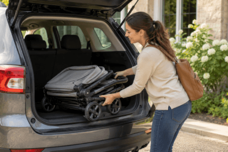 Carrinho desmontável é mais prático? Entenda segurança, conforto e rotina antes de escolher o modelo ideal para o bebê.