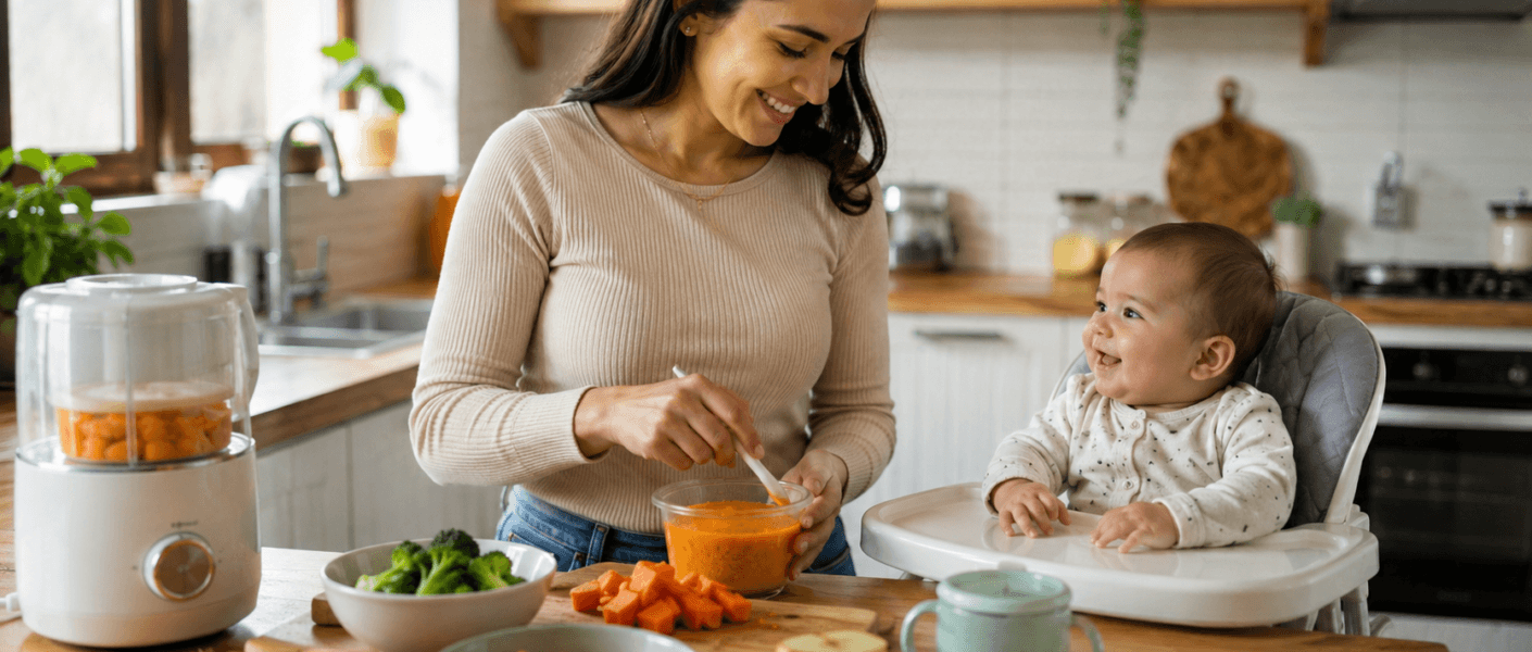 Primeiras papinhas do bebê: alimentos ideais para começar