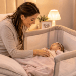 Dormir no berço acoplado vicia o bebê? Entenda sono, vínculo, segurança e transição com orientação clara.