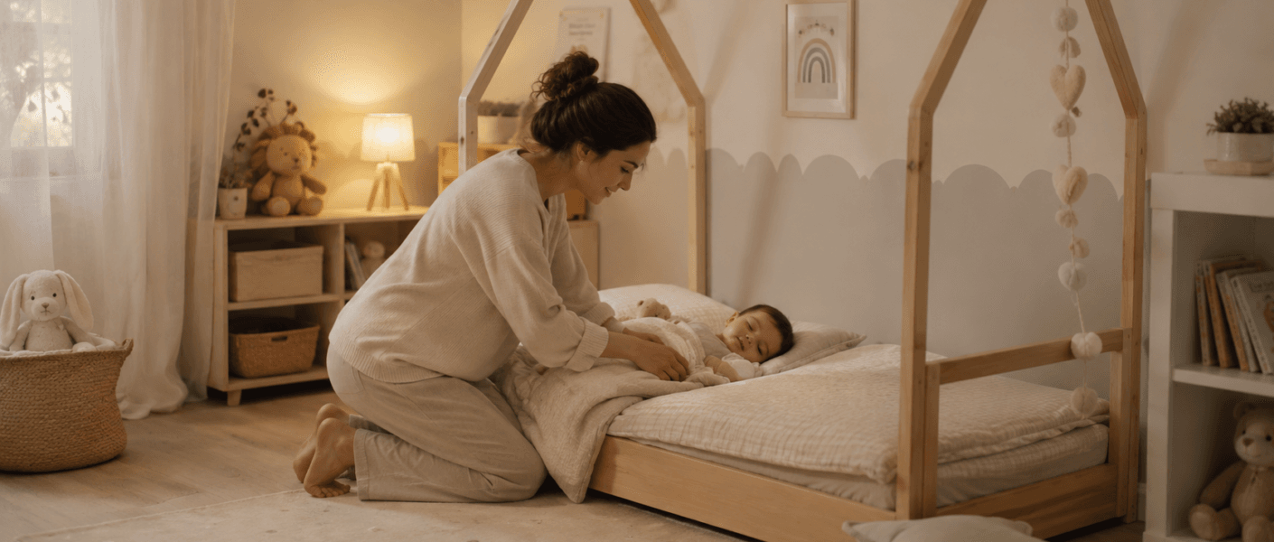 Cama montessoriana ou cama com grade: qual é mais segura? Entenda riscos, idade ideal e cuidados para dormir com segurança.