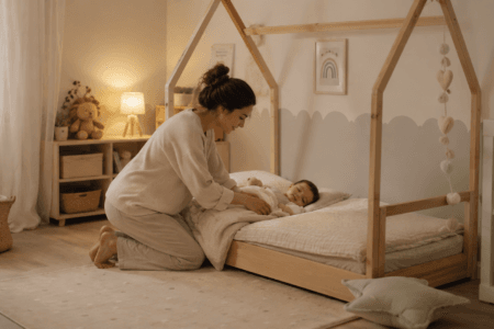 Cama montessoriana ou cama com grade: qual é mais segura? Entenda riscos, idade ideal e cuidados para dormir com segurança.