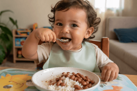 Refeições simples para crianças: por que o arroz e feijão nunca saem de cena