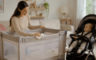 Como limpar berço portátil corretamente? Veja cuidados com colchão, tecido, mofo e higiene segura para o bebê.