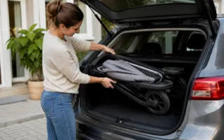 Carrinho de bebê dobrável é realmente prático?