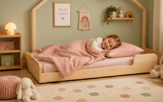 Como fazer a transição do berço para a cama montessoriana? Veja sinais, segurança, rotina e adaptação do sono infantil.