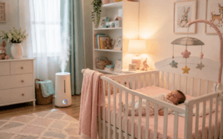 Umidificador para bebê: ajuda ou atrapalha o sono? Umidificador para bebê: ajuda ou atrapalha o sono? A resposta mais honesta é: depende da necessidade real, da umidade do quarto e, principalmente, da forma de uso. Ele pode ajudar quando o ar está muito seco e o bebê apresenta ressecamento nasal, tosse irritativa ou congestão leve. Mas pode atrapalhar quando aumenta demais a umidade, espalha partículas minerais, favorece mofo ou é mal higienizado. O que o umidificador realmente faz no quarto do bebê? O umidificador aumenta a umidade relativa do ar, ou seja, a quantidade de vapor de água presente no ambiente. Quando o ar está seco, as vias aéreas podem perder hidratação. Isso pode irritar nariz, garganta e mucosas, deixando a respiração mais desconfortável, especialmente durante resfriados ou períodos de clima seco. Por que a umidade interfere na respiração? O nariz do bebê funciona como um “filtro biológico”. Ele aquece, umidifica e filtra o ar antes que ele chegue aos pulmões. Quando o ar está muito seco, o muco nasal pode ficar mais espesso. Isso dificulta a eliminação natural de secreções pelo sistema mucociliar, mecanismo formado por muco e pequenos cílios que ajudam a limpar as vias respiratórias. Quando o umidificador pode ajudar o sono do bebê? Ele pode ajudar indiretamente quando o desconforto respiratório é causado por ar seco. Nessas situações, a umidificação moderada pode reduzir irritação nasal, aliviar sensação de nariz entupido e facilitar a respiração durante a noite. A MedlinePlus, da NIH, informa que umidificadores podem aliviar nariz congestionado e ajudar a soltar muco em quadros de resfriado ou gripe. Ele faz o bebê dormir melhor? Não exatamente. O umidificador não é um “indutor de sono”. Ele pode melhorar o conforto respiratório, e esse conforto pode favorecer um sono mais tranquilo. Mas se o bebê acorda por fome, refluxo, cólica, salto de desenvolvimento, calor, frio ou rotina irregular, o umidificador não resolve a causa. Quando o umidificador pode atrapalhar o sono? O problema começa quando o quarto fica úmido demais. Umidade elevada favorece mofo, bolor e ácaros, que podem piorar rinite, tosse, chiado, alergias e asma. A MedlinePlus recomenda manter a umidade em torno de 40% a 50% e evitar superfícies úmidas no quarto. A American Lung Association também alerta que umidade acima de cerca de 50% pode favorecer mofo e ácaros, especialmente em pessoas mais sensíveis, incluindo crianças. Qual é o sinal de excesso de umidade? Vidros embaçados, paredes frias e úmidas, cheiro de mofo, roupas de cama úmidas ou manchas escuras em paredes são sinais de alerta. Nessas condições, o umidificador deixa de ser um aliado e passa a ser um fator de risco ambiental. Qual tipo de umidificador é mais seguro para bebê? Para crianças, a recomendação mais comum é usar umidificador de névoa fria, pois aparelhos de vapor quente podem causar queimaduras se a criança se aproximar ou se houver derramamento de água quente. Mas “névoa fria” não significa ausência de risco. Modelos ultrassônicos podem dispersar minerais e microrganismos presentes na água do reservatório. Por que o modelo ultrassônico exige mais cuidado? O umidificador ultrassônico transforma a água em microgotículas por vibração. Se a água tiver minerais, bactérias ou resíduos, essas partículas também podem ir para o ar. A EPA informa que umidificadores ultrassônicos e de impulsão podem dispersar microrganismos e minerais no ambiente, especialmente quando há água parada ou limpeza inadequada. Água filtrada, fervida ou destilada: qual usar? A opção mais segura para reduzir partículas minerais é a água destilada ou desmineralizada, principalmente em aparelhos ultrassônicos. A água da torneira pode conter minerais que formam depósitos no aparelho e podem ser liberados como “poeira branca”. Essa poeira pode irritar as vias respiratórias. Água fervida resolve? Ferver pode reduzir alguns microrganismos, mas não remove minerais dissolvidos. Por isso, não é equivalente à água destilada. Como usar o umidificador sem prejudicar o bebê? O ideal é usar com higrômetro, um medidor simples de umidade. Sem ele, fica difícil saber se o quarto está seco, adequado ou úmido demais. Também é importante deixar o aparelho a alguns metros do berço, nunca direcionado para o rosto do bebê, paredes, colchão ou cortinas. A MedlinePlus orienta posicionar o umidificador a aproximadamente 2 metros da cama. Precisa limpar todos os dias? Sim. O reservatório deve ser esvaziado, seco e reabastecido diariamente. A EPA recomenda esvaziar o tanque, secar as superfícies e limpar o aparelho regularmente para reduzir crescimento de microrganismos. Também orienta limpeza mais completa a cada poucos dias, seguindo as instruções do fabricante. Pode usar óleo essencial no umidificador do bebê? Não é recomendado. Óleos essenciais, fragrâncias e essências podem irritar as vias aéreas do bebê. A American Lung Association orienta não adicionar óleos essenciais ou fragrâncias ao umidificador, especialmente em ambientes fechados. Umidificador ajuda em ronco, apneia ou respiração difícil? Se o bebê ronca frequentemente, faz pausas respiratórias, apresenta esforço para respirar, lábios arroxeados, chiado persistente ou dificuldade para mamar, isso não deve ser tratado apenas com umidificador. Nesses casos, é importante conversar com o pediatra. O umidificador pode aliviar ressecamento, mas não corrige obstruções, alterações anatômicas, refluxo importante, bronquiolite, asma ou distúrbios respiratórios do sono. O umidificador interfere na segurança do sono? Ele não substitui as recomendações de sono seguro. A AASM orienta que o bebê durma de barriga para cima, em superfície firme, plana, com lençol ajustado e sem objetos soltos, cobertores, protetores de berço ou brinquedos no espaço de sono. O quarto também deve ser silencioso, sem ruído alto ou contínuo. Então, umidificador para bebê ajuda ou atrapalha? Ajuda quando há ar seco, uso controlado, limpeza rigorosa, água adequada e umidade monitorada. Atrapalha quando é usado sem necessidade, por muitas horas, com água inadequada, sem higienização ou quando deixa o quarto úmido demais. A melhor abordagem é simples: observar o bebê, medir a umidade e usar o aparelho como apoio ambiental, não como solução universal. O sono do bebê depende de respiração confortável, rotina previsível, temperatura adequada, segurança no berço e cuidado atento. Conclusão: qual é a reflexão mais importante? O umidificador pode ser um recurso útil, mas não deve ser visto como obrigatório em todo quarto de bebê. Às vezes, o que o bebê precisa é de ar menos seco. Em outras, precisa de ventilação melhor, limpeza do ambiente, avaliação médica ou apenas uma rotina mais estável. Usado com critério, ele pode ajudar. Usado sem cuidado, pode transformar um gesto de proteção em fonte de irritação respiratória. O ponto de equilíbrio está em respeitar a fisiologia do bebê e cuidar do ambiente com atenção, simplicidade e bom senso. Referências internacionais MedlinePlus/NIH — Humidifiers and health: https://medlineplus.gov/ency/article/002104.htm MedlinePlus/NIH — Stuffy or runny nose in children: https://medlineplus.gov/ency/article/003051.htm U.S. EPA — Use and Care of Home Humidifiers: https://www.epa.gov/indoor-air-quality-iaq/use-and-care-home-humidifiers Mayo Clinic — Cool-mist humidifiers for children: https://www.mayoclinic.org/diseases-conditions/common-cold/expert-answers/cool-mist-humidifiers/faq-20058199 American Lung Association — Ultrasonic humidifier risks: https://www.lung.org/blog/ultrasonic-humidifier-dangers AASM — Infant Sleep Environment Health Advisory: https://aasm.org/advocacy/position-statements/infant-sleep-health-advisory/ PubMed — Indirect health effects of relative humidity in indoor environments: https://pubmed.ncbi.nlm.nih.gov/3709462/ PubMed — Ultrasonic humidifier exposure systematic review: https://pubmed.ncbi.nlm.nih.gov/36437646/ Meta descrição: Umidificador para bebê: ajuda ou atrapalha o sono? Veja quando usar, riscos, umidade ideal e cuidados respiratórios.