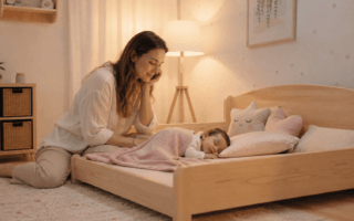 Cama montessoriana ajuda a reduzir despertares noturnos? Entenda sono infantil, autonomia, rotina e segurança.