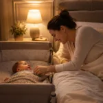 Berço acoplado facilita os cuidados noturnos? Entenda benefícios, limites e cuidados para um sono infantil seguro.