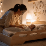 Cama montessoriana influencia a qualidade do sono? Entenda benefícios, limites, rotina e cuidados de segurança.
