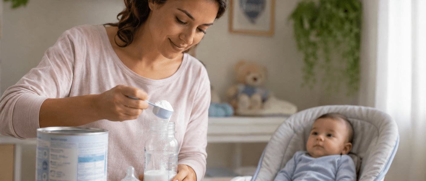 Como escolher fórmula infantil para necessidades específicas? Entenda tipos, indicações e cuidados para uma escolha segura.