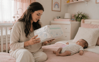 Fralda de marca famosa é sempre melhor? Entenda como avaliar absorção, ajuste, conforto, pele do bebê e custo.