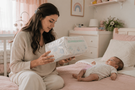 Fralda de marca famosa é sempre melhor? Entenda como avaliar absorção, ajuste, conforto, pele do bebê e custo.