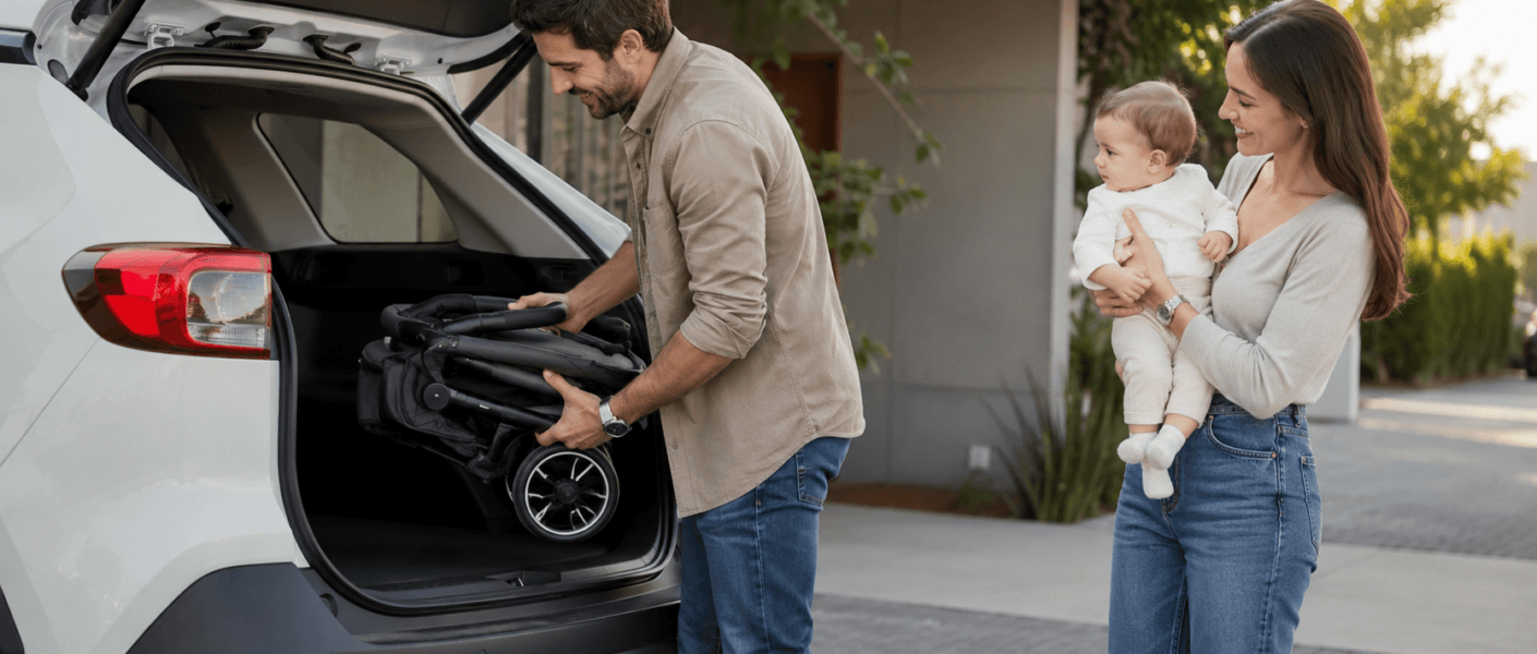 Carrinho de bebê com fechamento automático é confiável? Entenda segurança, travas, freios e cuidados antes de usar.